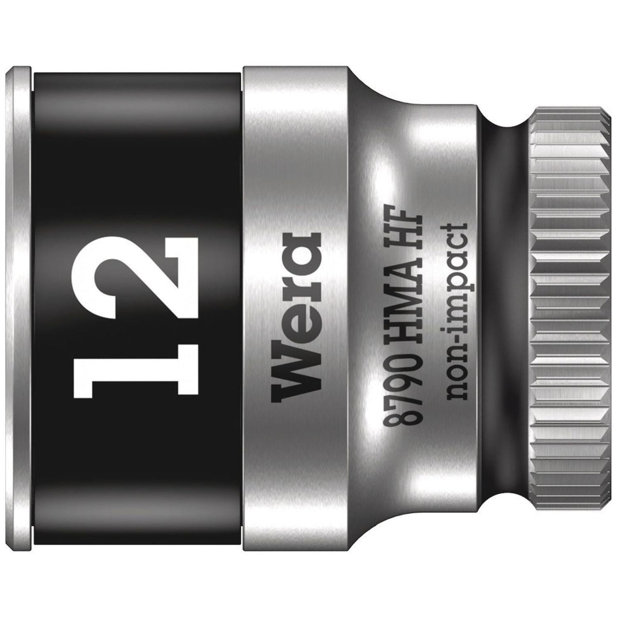 Wera 8790 Hma Hf Zyklop Socket With 1/4-in. Drive With Holding Function, 12x23-mm.