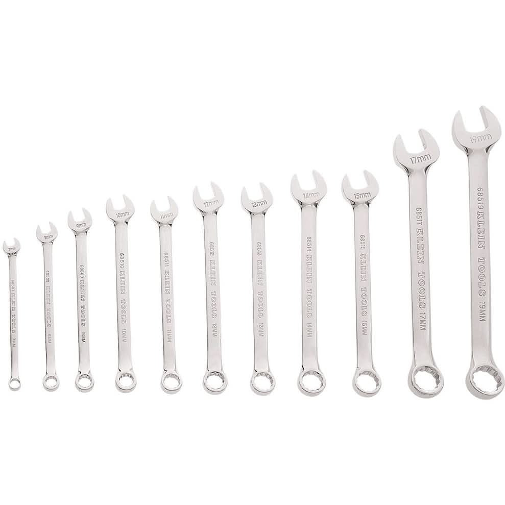 Klein 68502 11-Piece Metric Combination Wrench Set
