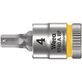 Wera 8740 A Hf Zyklop Bit Socket With Holding Function, 1/4-in. Drive, 4x28-mm.