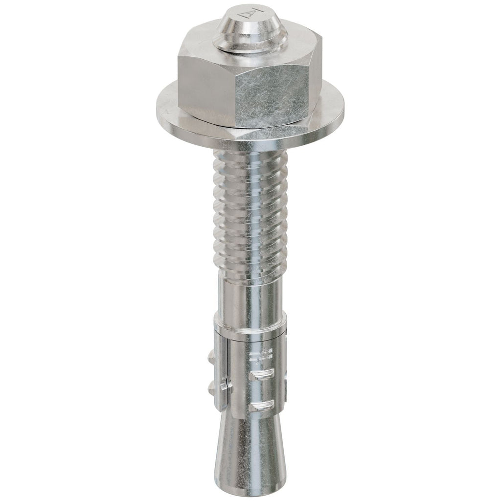 Simpson Strong-Tie STB2-25134S6F100 Strong-Bolt 2, 1/4-in. x 1-3/4-in. Type 316 Stainless-Steel Wedge Anchor, Fully Assembled, 100-Pack
