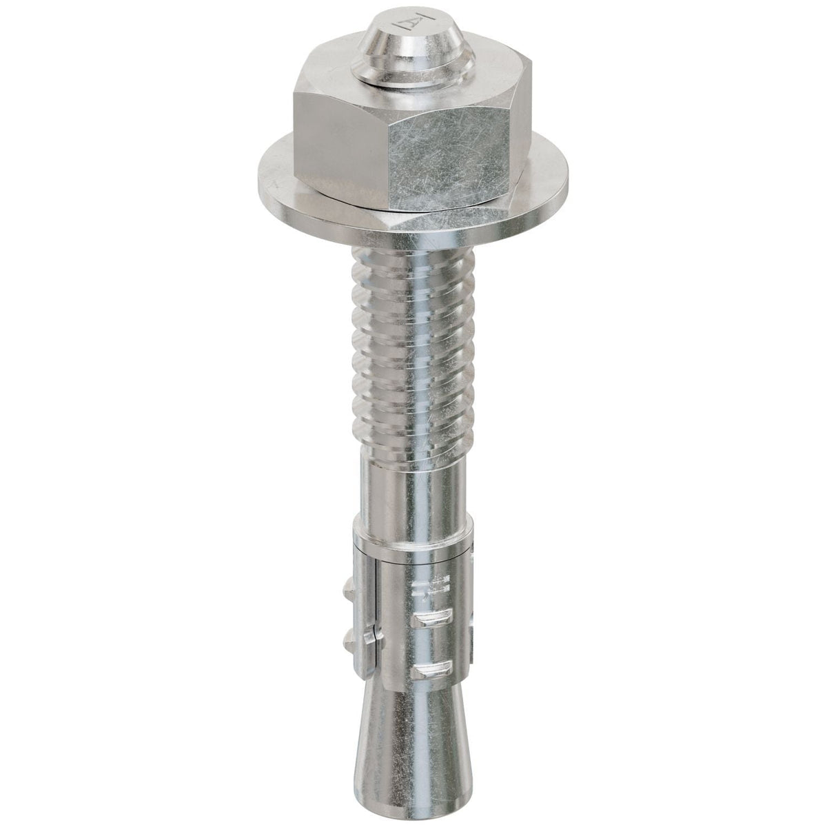 Simpson Strong-Tie STB2-25134S6F100 Strong-Bolt 2, 1/4-in. x 1-3/4-in. Type 316 Stainless-Steel Wedge Anchor, Fully Assembled, 100-Pack