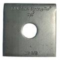 Simpson Strong-Tie BP 1/2-R BP 2-in. x 2-in. Bearing Plate with 1/2-in. Bolt Dia.