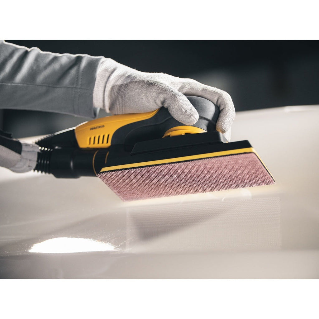 Mirka Abranet 4.5-in. x 32.8-ft. P80 Grip Sanding Roll for Dust-Free Sanding (9A-110-080)