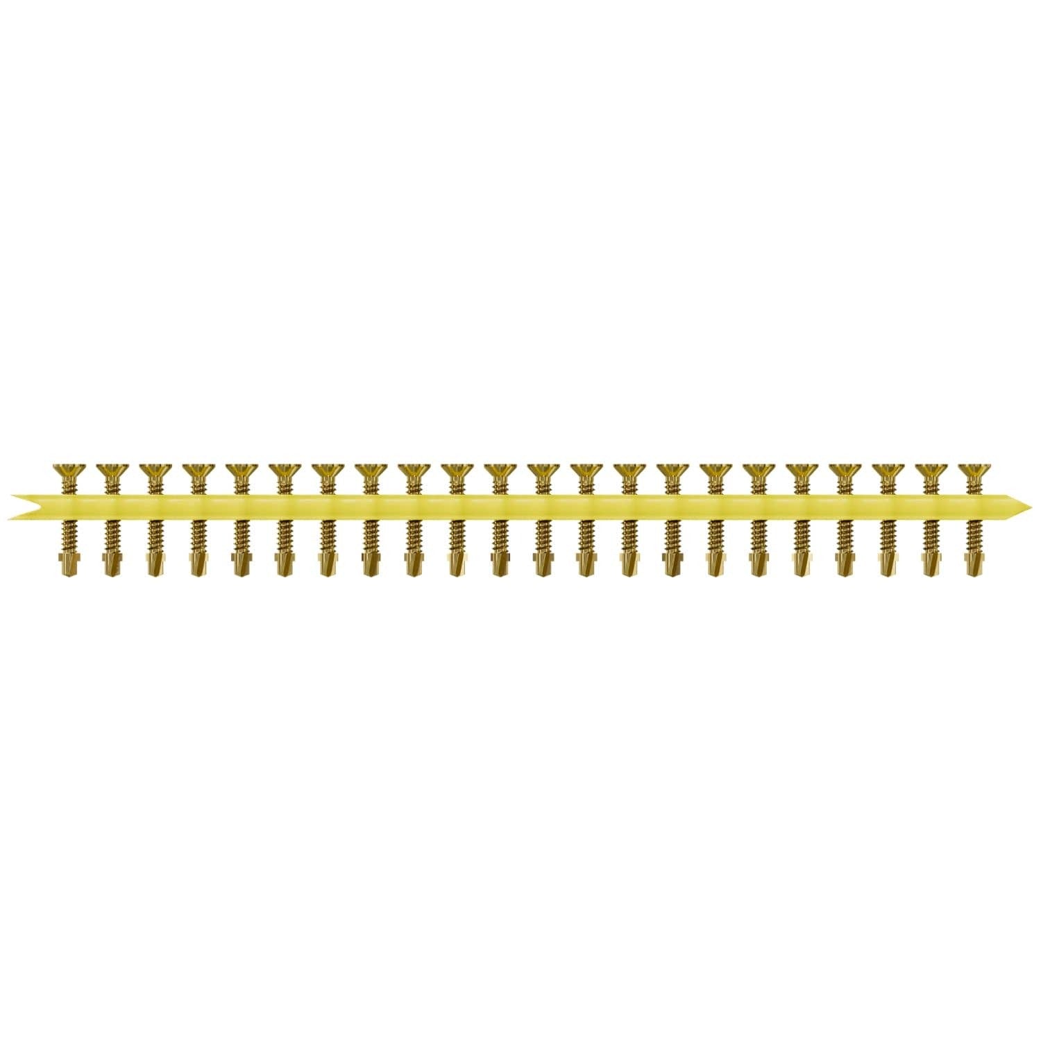 Simpson Strong-Tie TB1440S Strong-Drive TB WOOD-TO-STEEL Screw (Collated), #14 x 1-9/16-in. Yellow Zinc, 1000-Pack