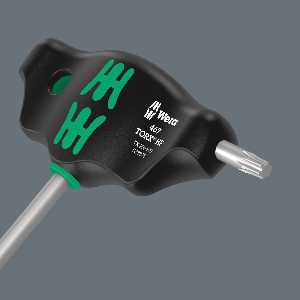 Wera 454/7 Hf Set 1 Screwdriver Set T-Handle Screwdrivers Hex-Plus With Holding Function, 7-Pieces