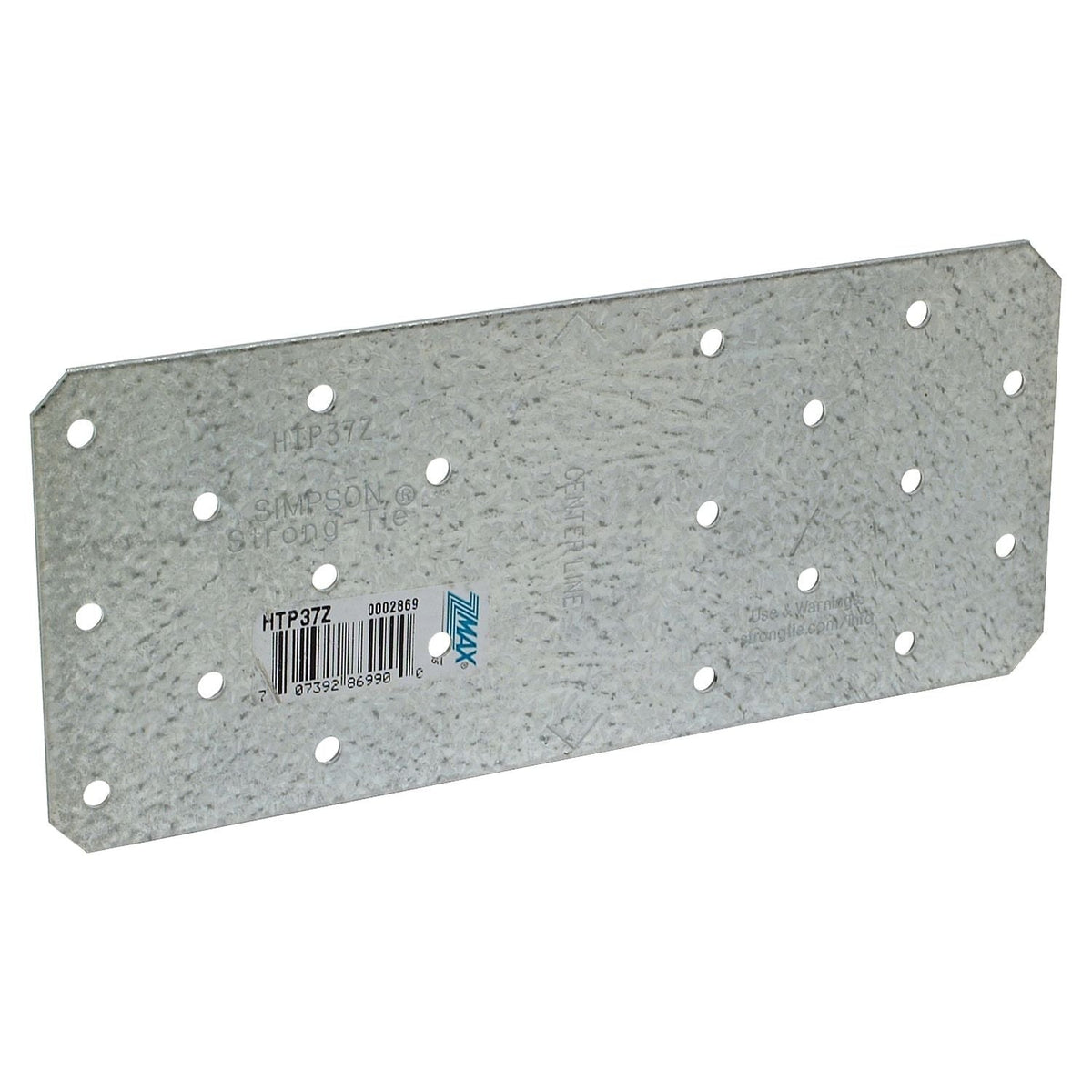 Simpson Strong-Tie HTP37Z HTP 3-in. X 7-in. ZMAX Galvanized Heavy Tie Plate