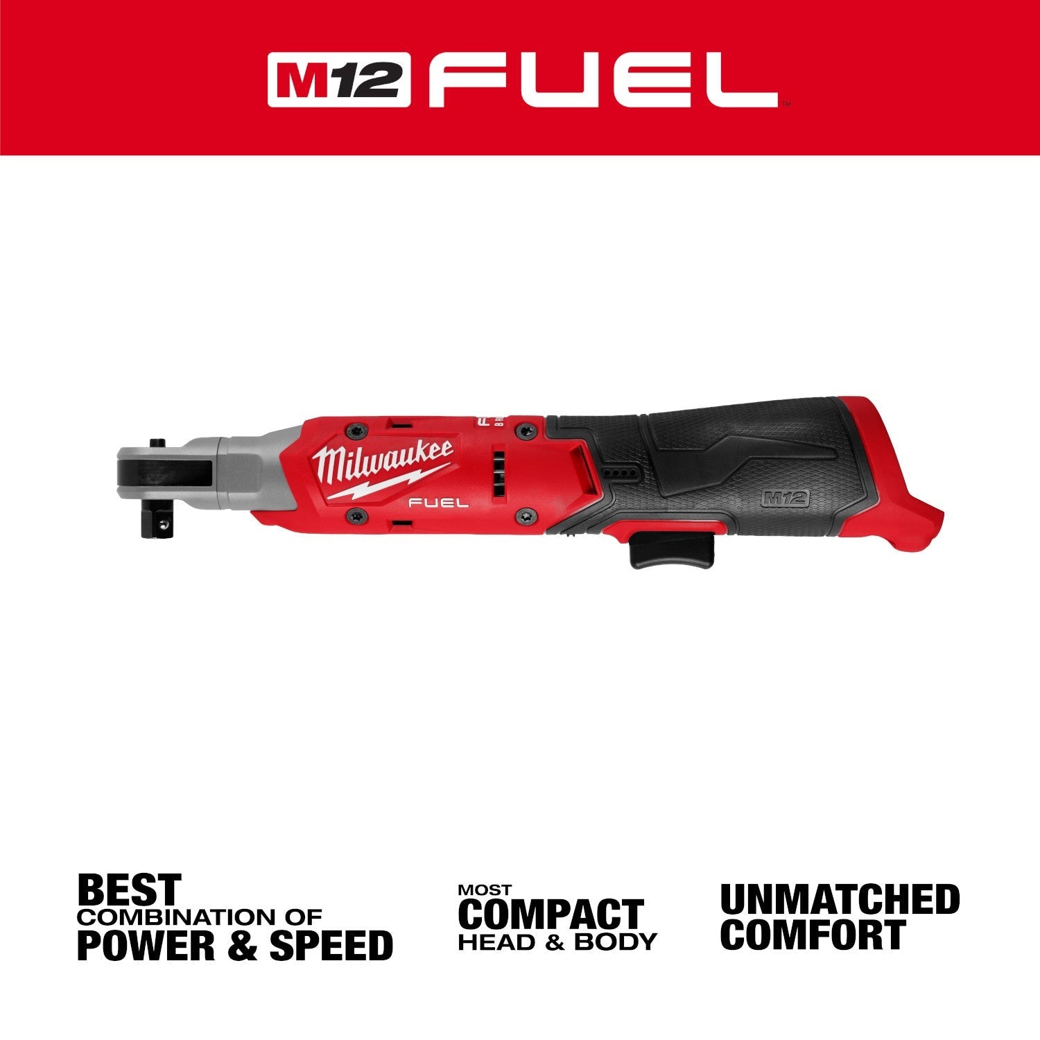 Milwaukee 3053-20 M12 FUEL Brushless 3/8-in. Ratchet, Tool Only