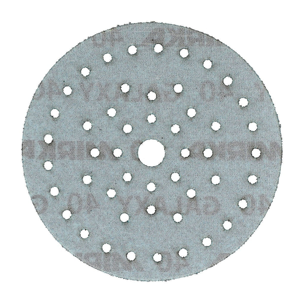 Mirka Galaxy 6-in. 40 Grit Hook and Loop Sanding Disc 50-Pack, Multifit Ceramic Abrasive (FY-6MF-040)