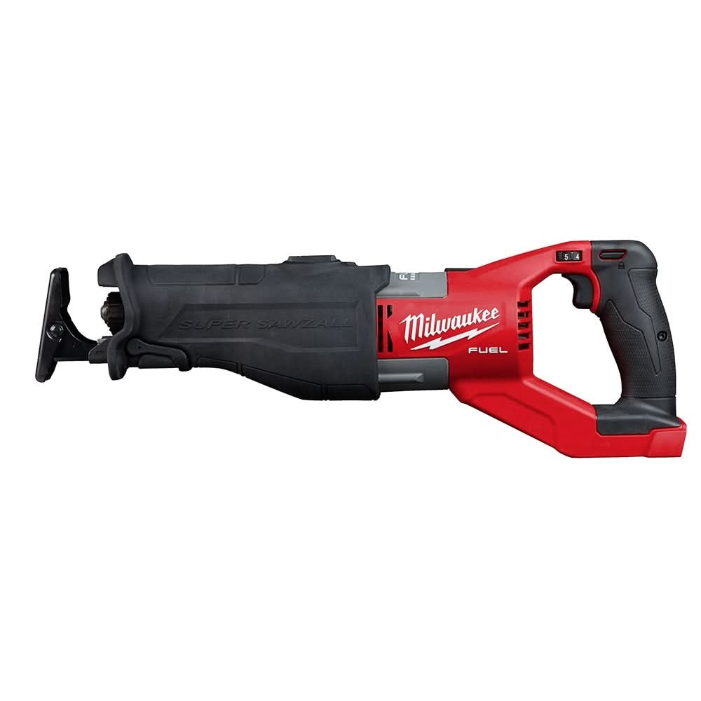 Milwaukee 2722-20 M18 Fuel Super Sawzall Reciprocating Saw 5.0Ah Kit w/ 15-Pc SAWZALL Blade PACKOUT Kit