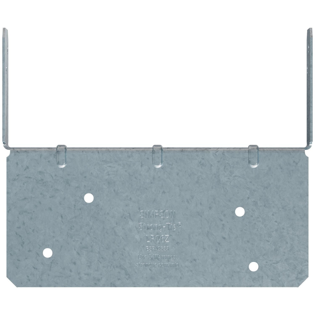 Simpson Strong-Tie LPC6Z LPCZ ZMAX Galvanized Adjustable Post Cap for 6x