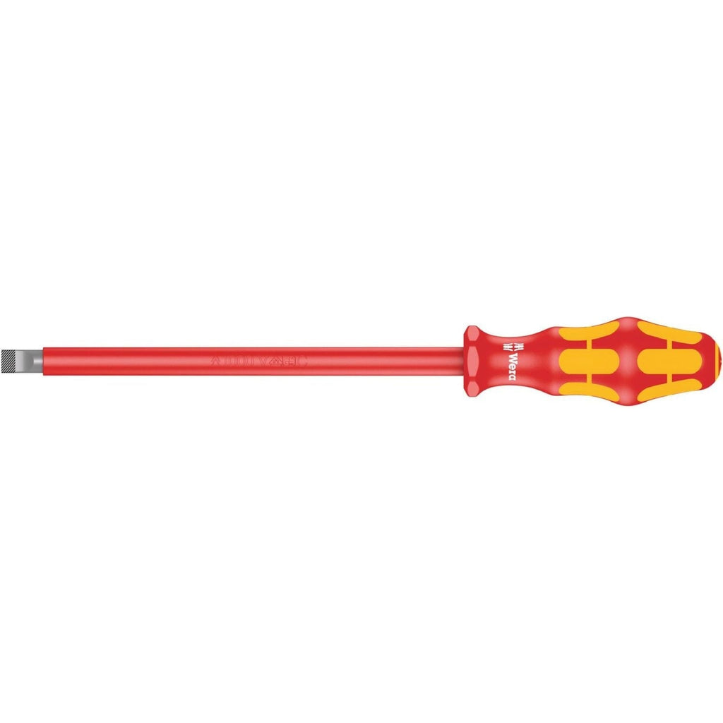 Wera 160 I VDE Insulated Screwdriver For Slotted Screws, 1.6x10x200-mm.