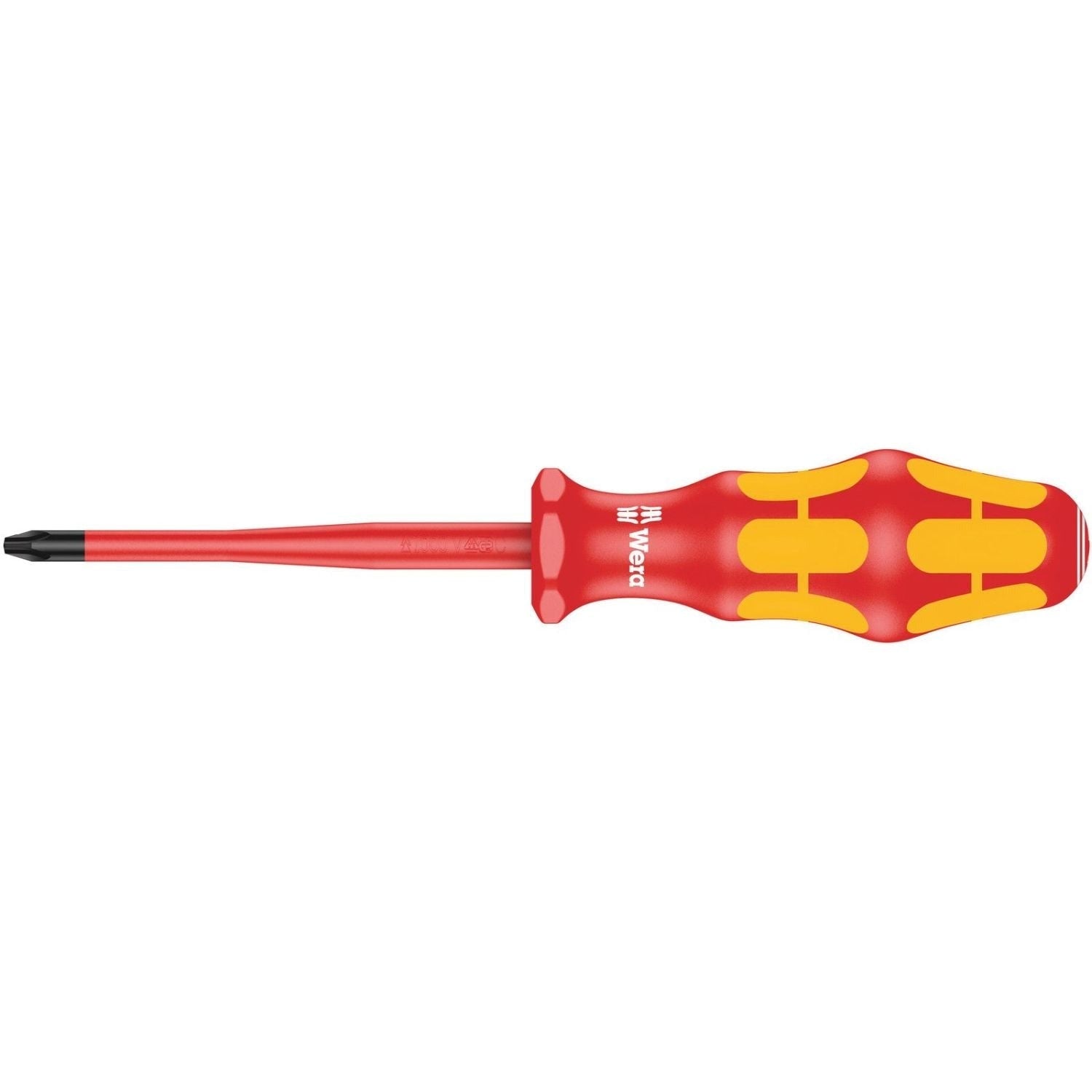 Wera 162 Is Ph VDE Insulated Screwdriver With Reduced Blade Diameter For Phillips Screws, Ph 2x100-mm.