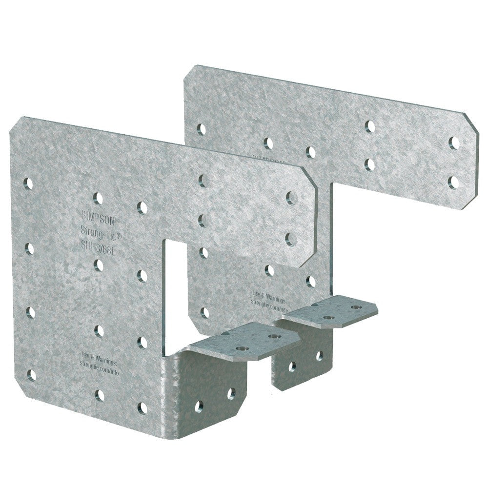 Simpson Strong-Tie SHH3/68-KT24 SHH 4-3/8-in. x 5-5/8-in. 68-mil Galvanized Steel Header Hanger, 24-Pack