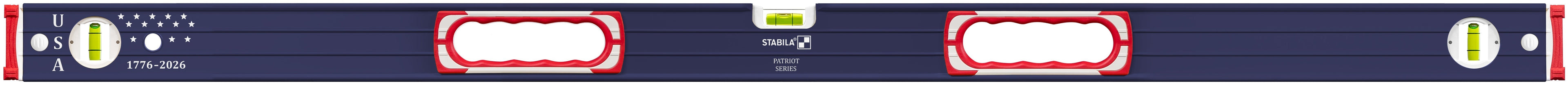 Stabila Limited Edition Patriotic Type 196 Heavy Duty 16-in. and 48-in. Level Set (37250)