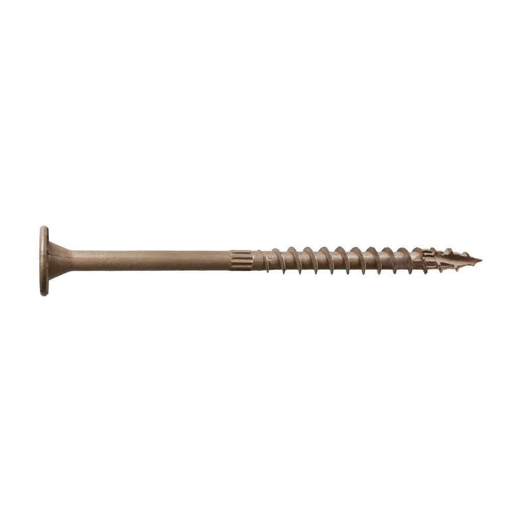 Simpson Strong-Tie Strong-Drive SDWS Timber Exterior Grade Screw, 0.220-in. x 5-in. T40, Tan, 250-Pack (SDWS22500DBMB)