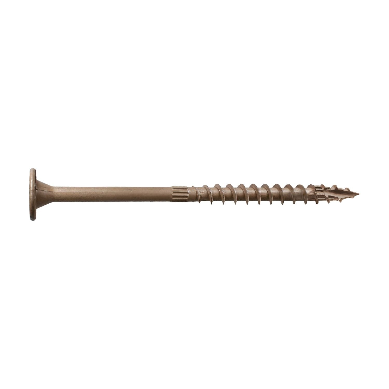 Simpson Strong-Tie Strong-Drive SDWS Timber Exterior Grade Screw, 0.220-in. x 5-in. T40, Tan, 250-Pack (SDWS22500DBMB)