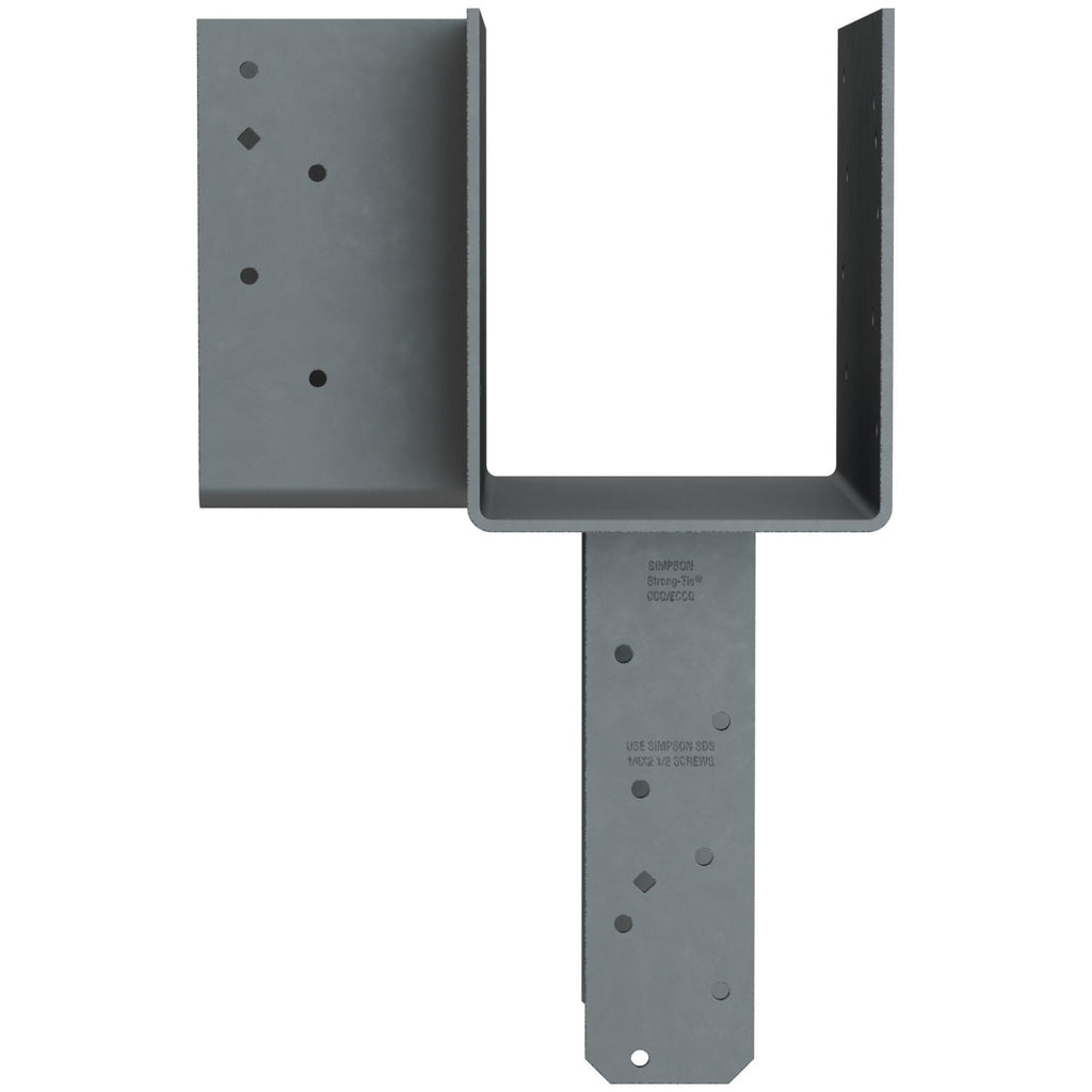 Simpson Strong-Tie L-Shape End Column Cap for 6x Beams, 6x Post w/ SDS Screws, Skewed Left (ECCLLQ666SDS)
