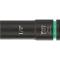 Wera 8790 B Impaktor Deep Socket With 3/8-in. Drive, 1/2-in.x63-mm.