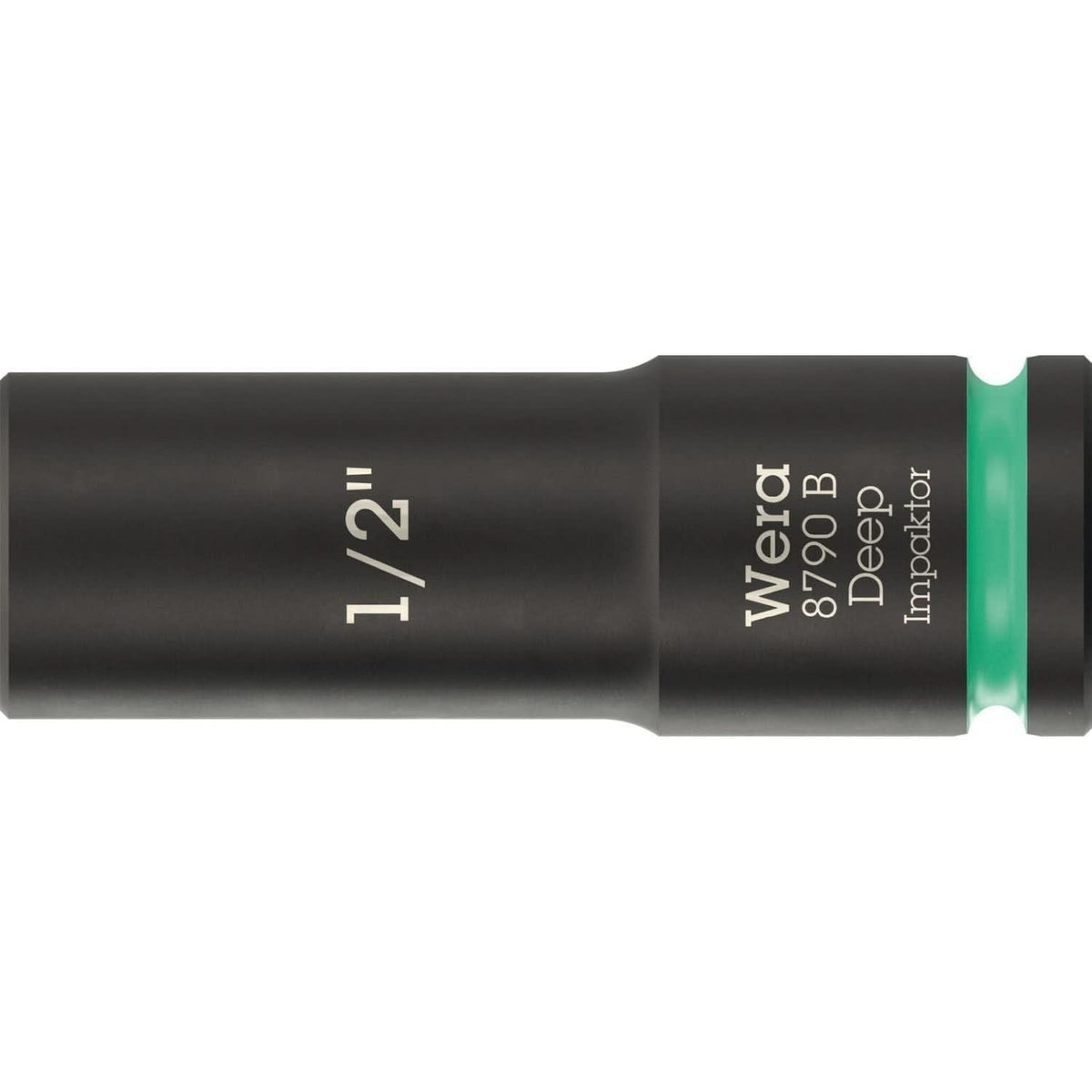 Wera 8790 B Impaktor Deep Socket With 3/8-in. Drive, 1/2-in.x63-mm.
