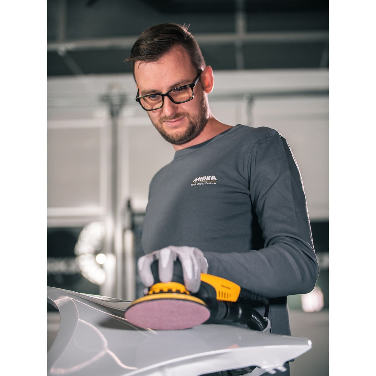 Mirka Abranet Ace HD 8-in. P40 Grip Net Sanding Disc 25-Pack for Dust-Free Sanding (AH-252-040)