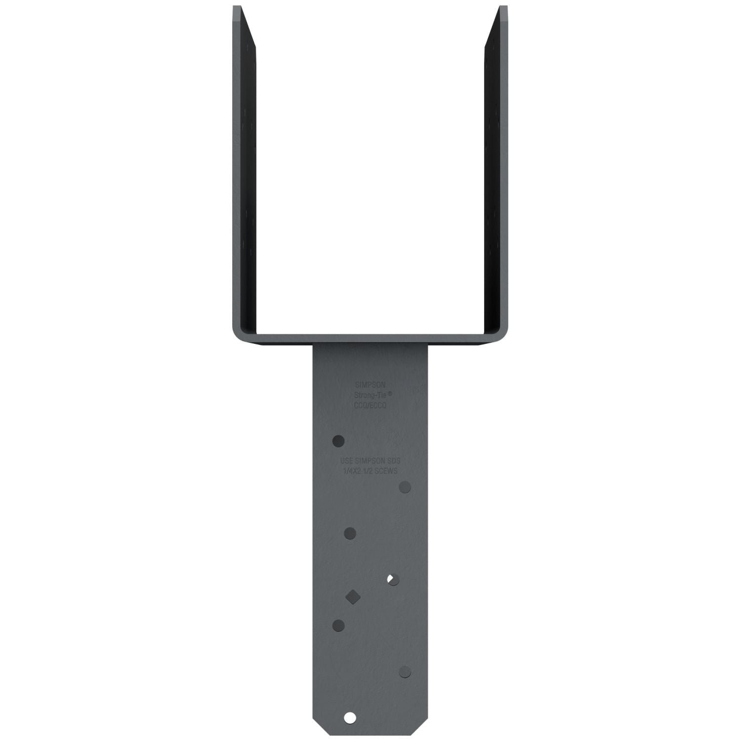Simpson Strong-Tie CCQ6-7.13SDS2.5 CCQ Column Cap for 6x Beam, 7-1/8-in. Post with Strong-Drive SDS Screws