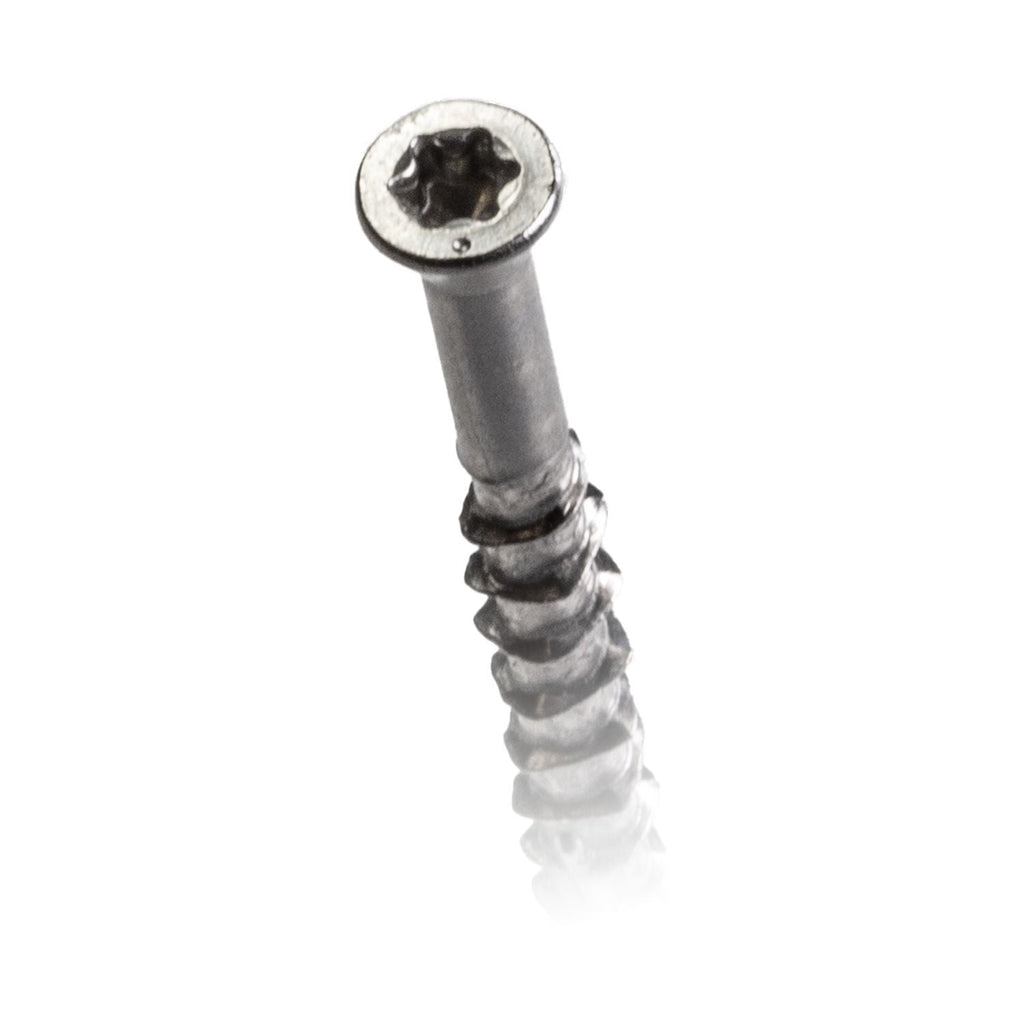 Simpson Strong-Tie T07162WP-RP100 Deck-Drive DWP WOOD SS Screw, #7 x 1-5/8-in. T-15, Trim Head, Type 316, 100-Pack