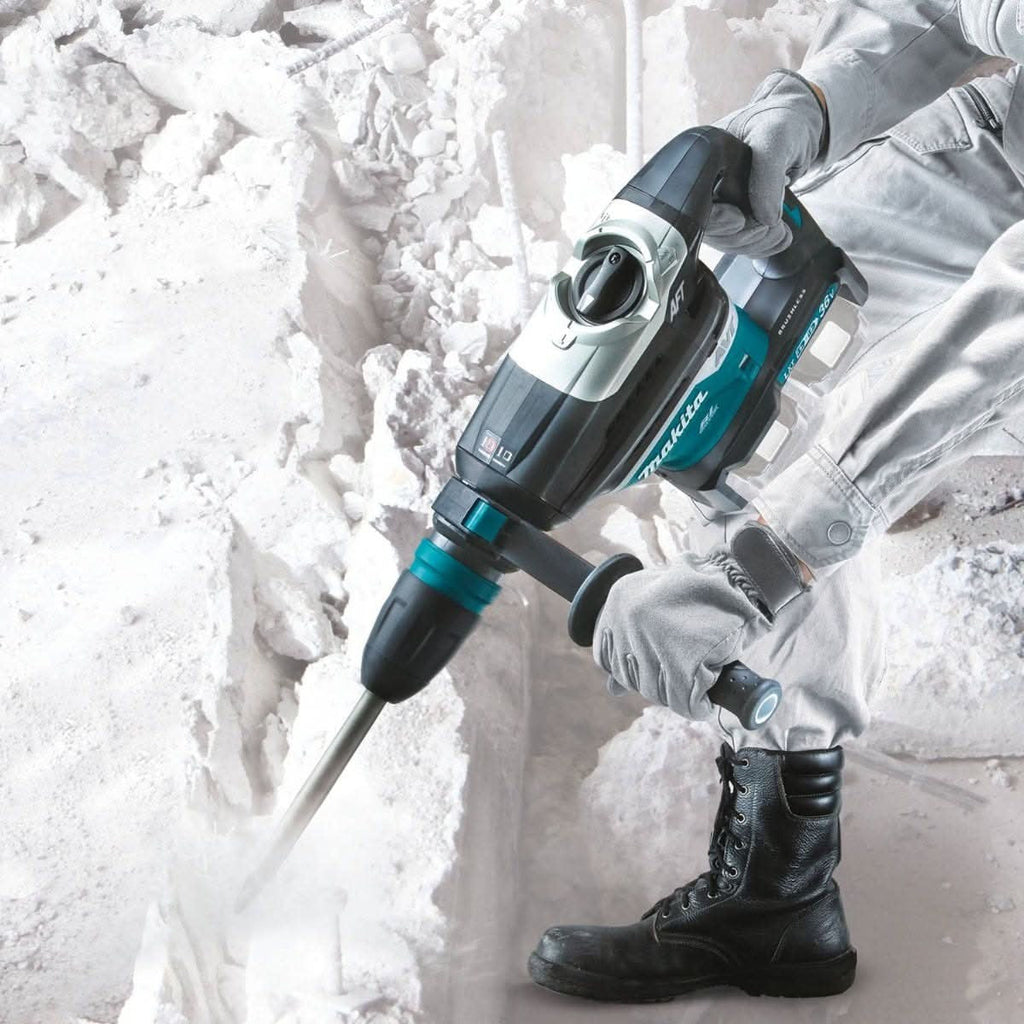 Makita XRH07ZKUN 36V (18V X2) LXT Brushless 1-9/16" SDS-MAX Advanced AVT Rotary Hammer, AFT, AWS, Tool Only