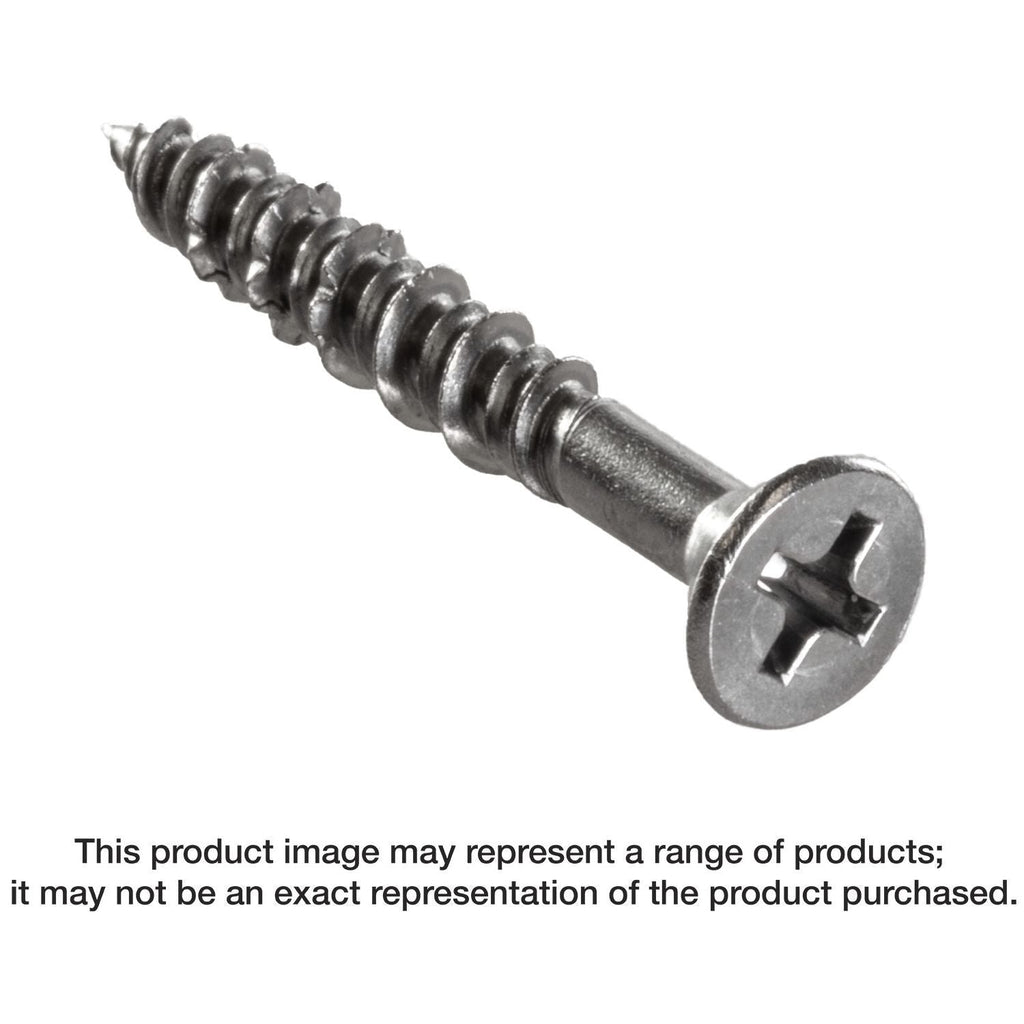 Simpson Strong-Tie T08J125FX-RP15 Marine Screw, Flat Head, #8 x 1-1/4-in. #2 Phillips Drive, Type 316, 15-Pack