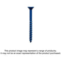Simpson Strong-Tie TNT25314TF Titen Turbo, 1/4-in. x 3-1/4-in. 6-Lobe Flat-Head Concrete and Masonry Screw, Blue, 100-Pack