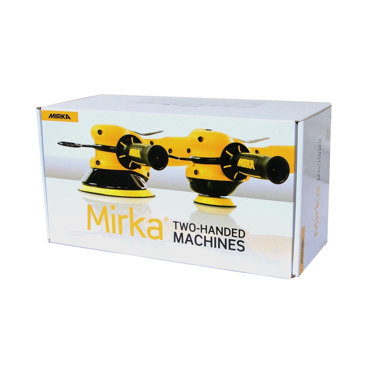 Mirka 3-in. Pneumatic Two-Handed Orbital Polisher with 12mm Orbit (MROP-312TH)