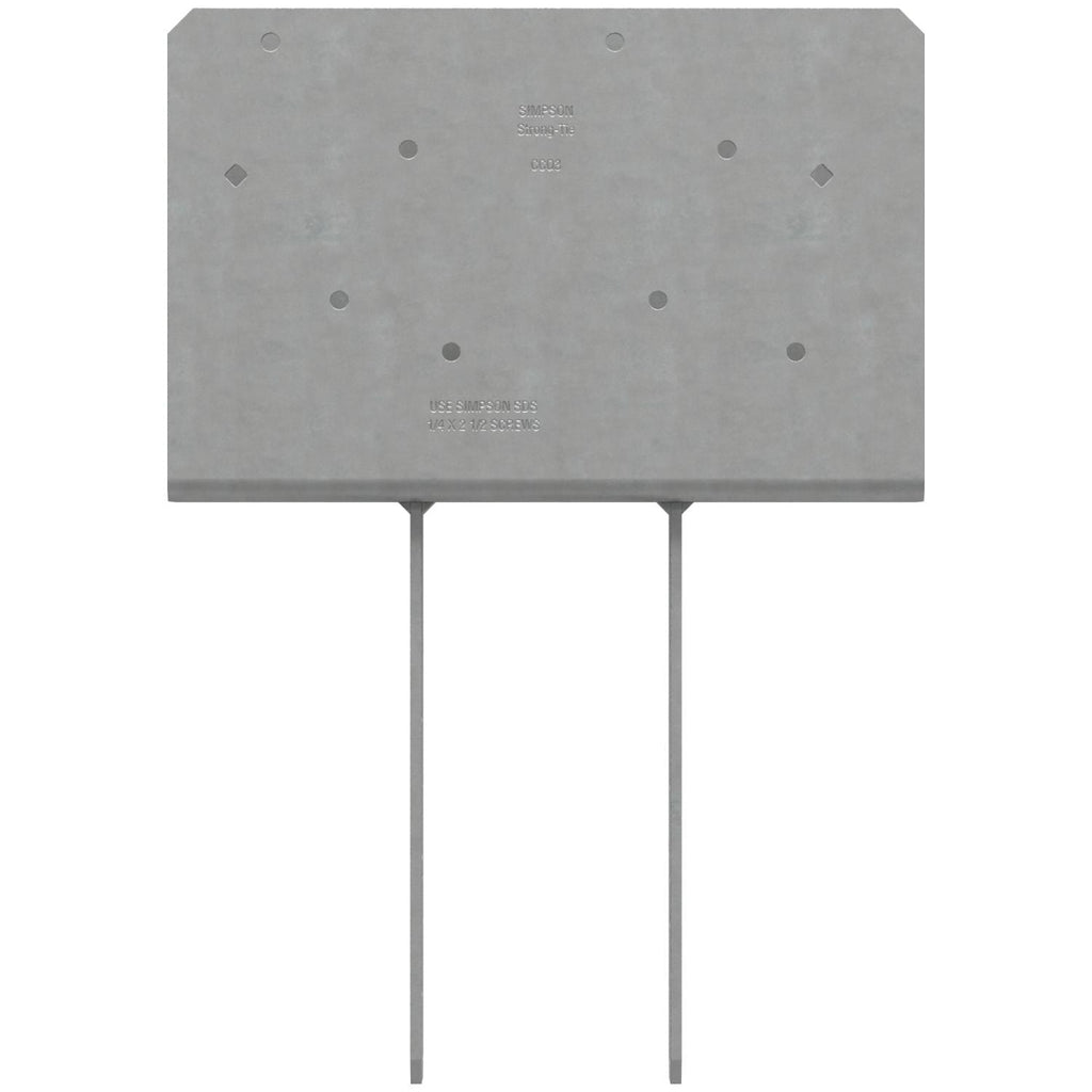 Simpson Strong-Tie CCQ3-4SDS2.5 CCQ Column Cap for 3-1/8-in. Beam, 4x Post with Strong-Drive SDS Screws