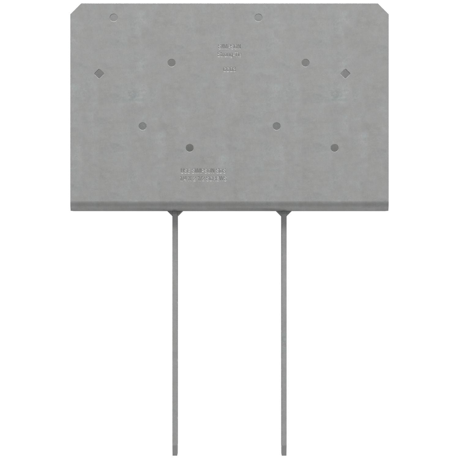Simpson Strong-Tie CCQ3-4SDS2.5 CCQ Column Cap for 3-1/8-in. Beam, 4x Post with Strong-Drive SDS Screws