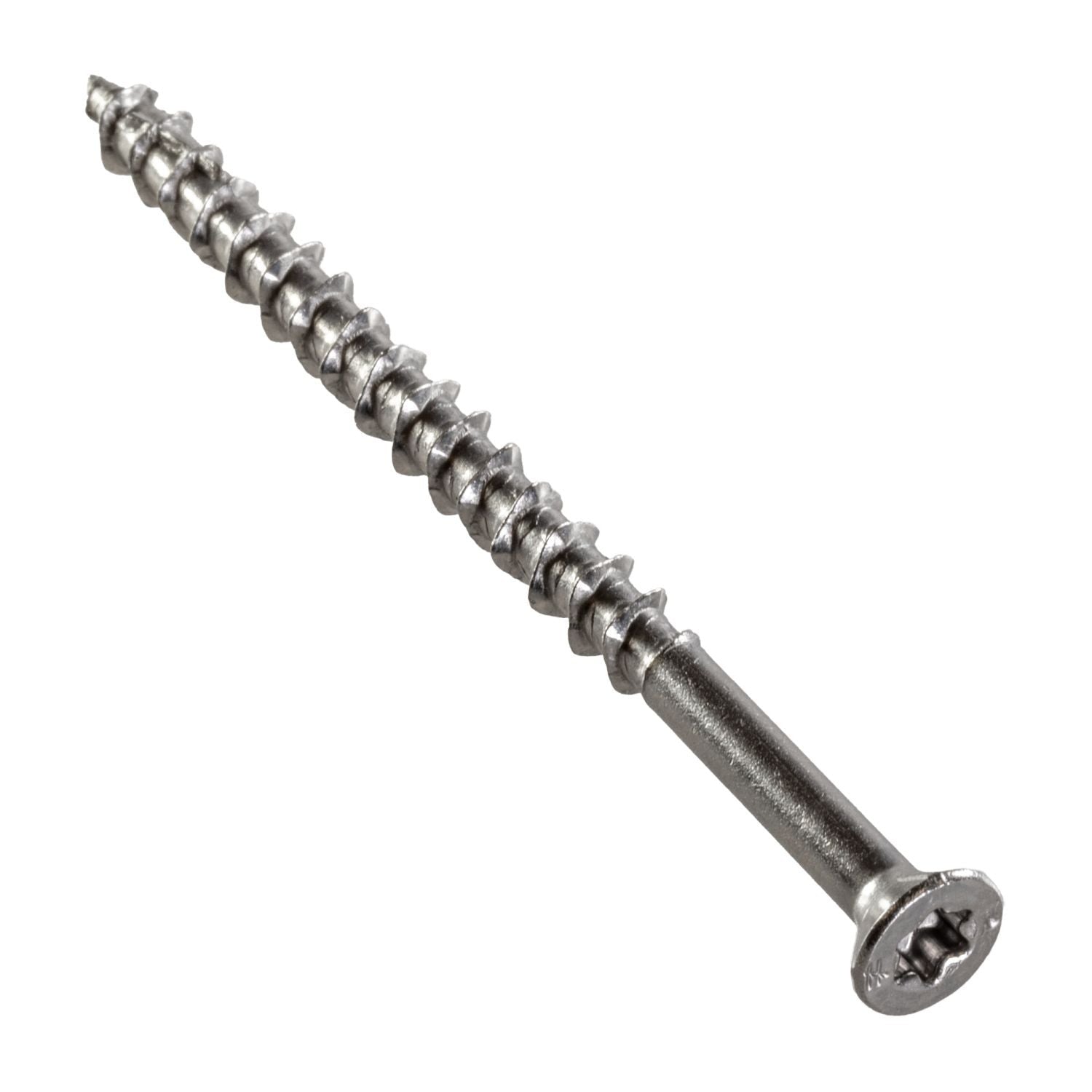 Simpson Strong-Tie T10300WP-RP8 Deck-Drive DWP WOOD SS Screw, #10 x 3-in. T-25, Flat Head, Type 316, 8-Pack