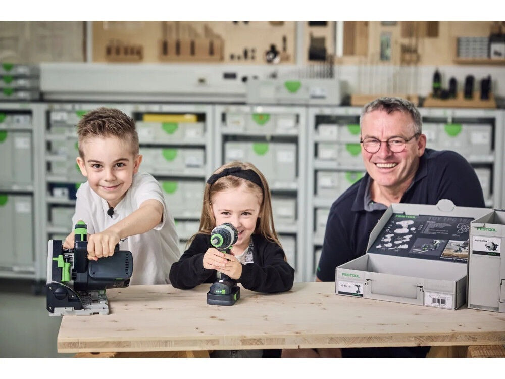Festool 577937 Toy Cordless USB-Rechargeable Drill for Kids
