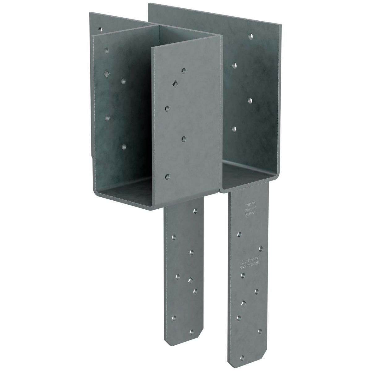 Simpson Strong-Tie ECCLRQ3.25-6SDS ECCLLQ L-Shape End Column Cap for 3-1/4-in. Beams, 6x Post w/ SDS Screws, Skewed Right