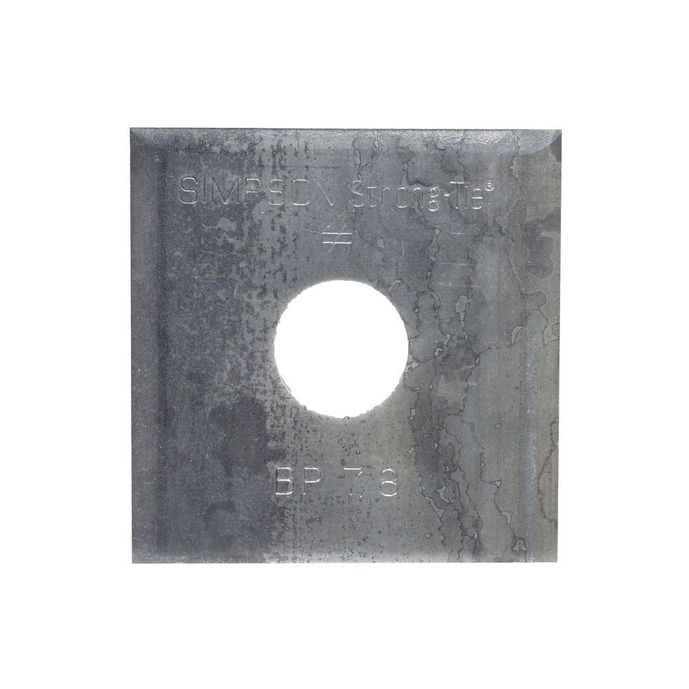 Simpson Strong-Tie BP 7/8-R BP 3-in. x 3-in. Bearing Plate with 7/8-in. Bolt Dia.