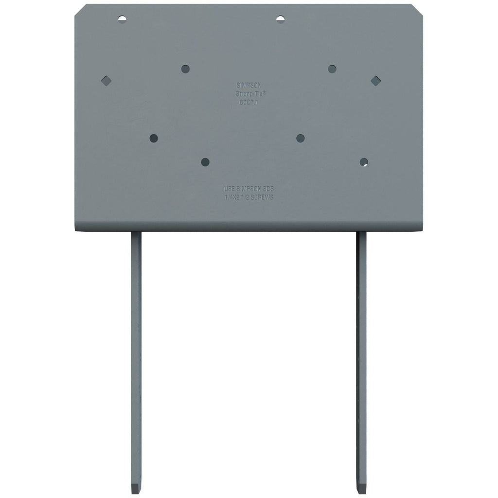 Simpson Strong-Tie CCQ7.1-7.1SDS2.5 CCQ Column Cap for 7-in. Beam, 7-in. Post with Strong-Drive SDS Screws