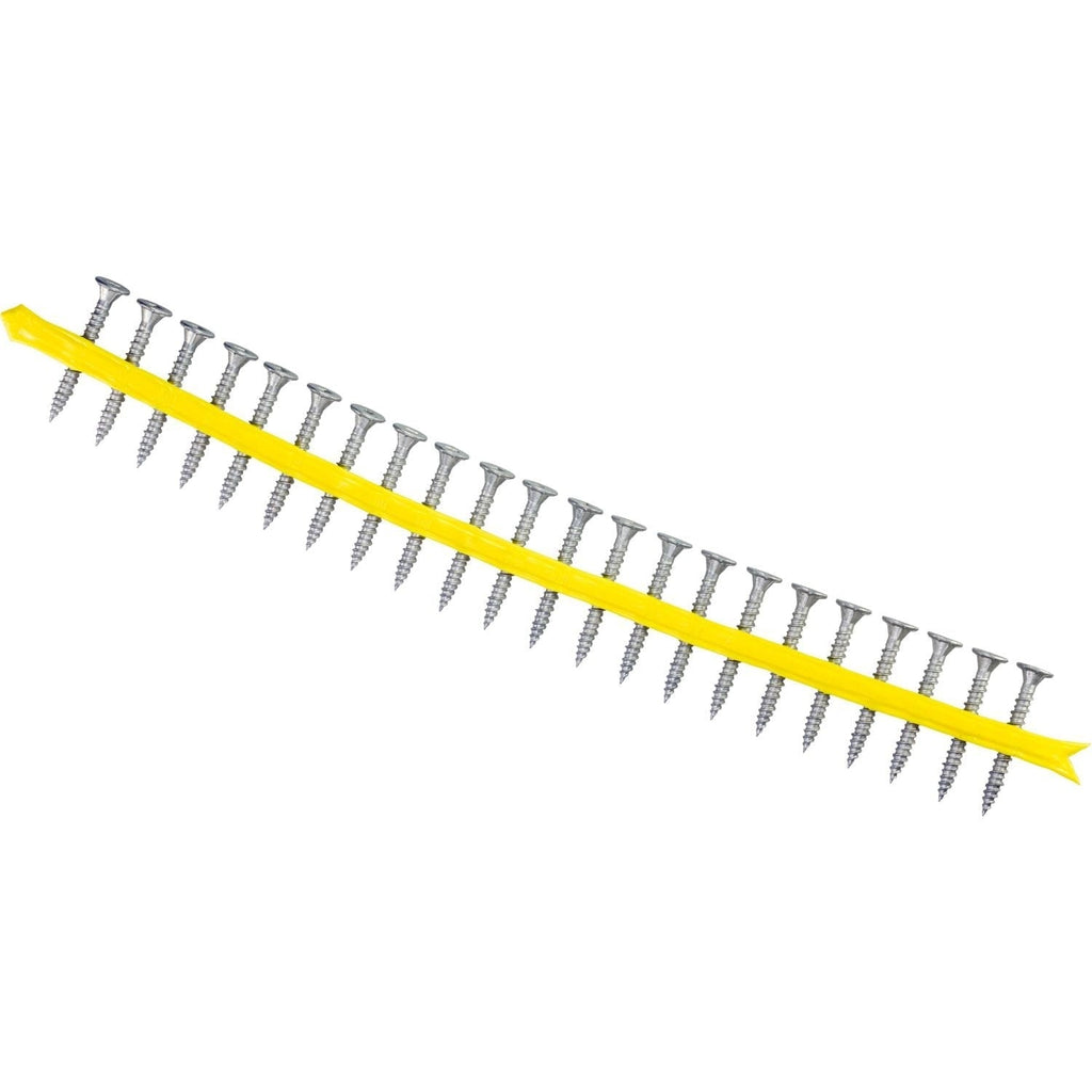 Simpson Strong-Tie CB3BLGHL158S CB3BLGHL Fiber-Cement Board Screw (Collated)— #9 x 1-5/8-in. #3 SQU, 1500-Pack