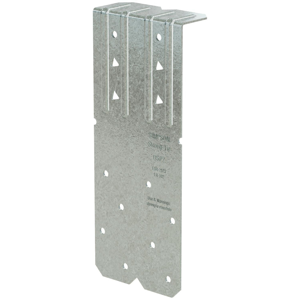 Simpson Strong-Tie DSPZ DSP 18-Gauge ZMAX Galvanized Double-Stud Plate Tie