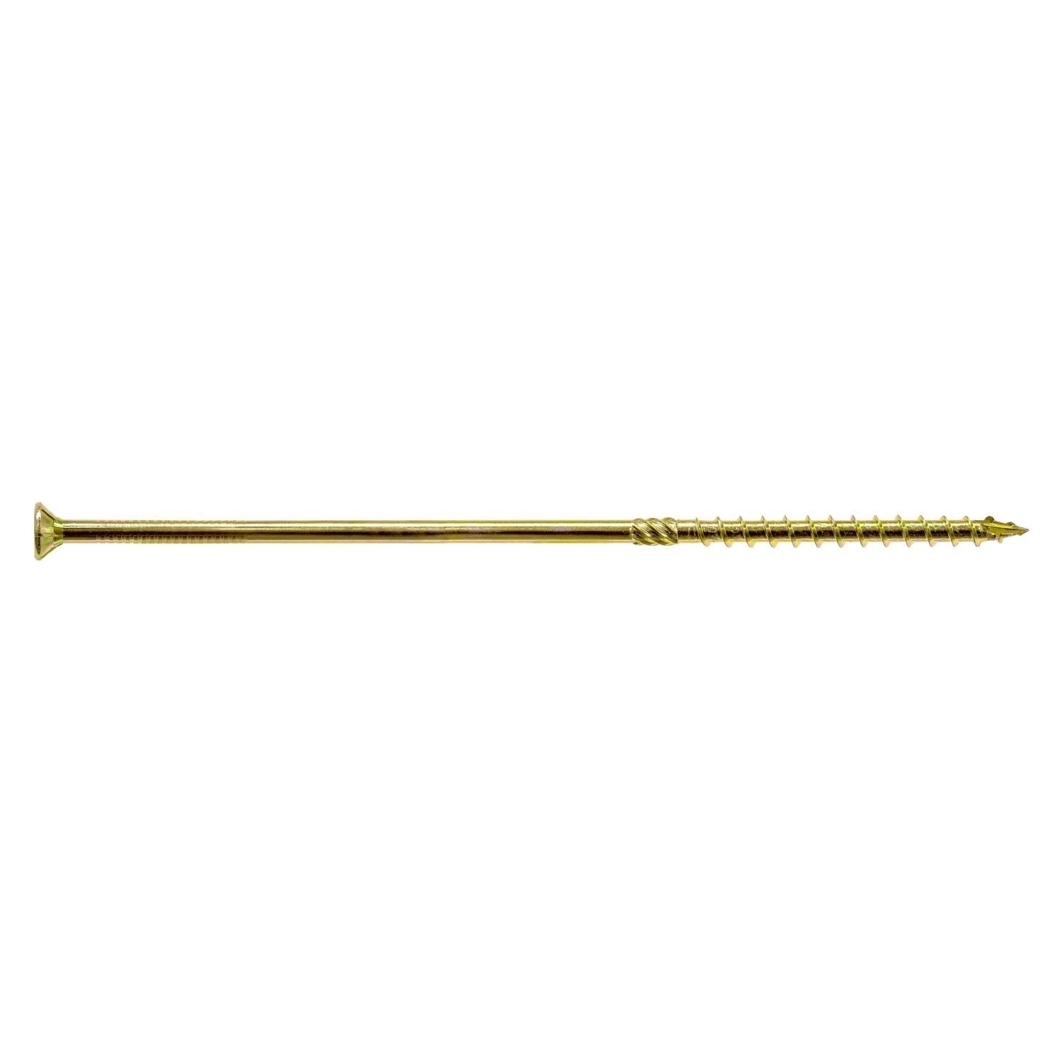 Simpson Strong-Tie SDCP22912 Strong-Drive SDCP TIMBER-CP Screw, 0.315-in. x 9-1/2-in. T40, Yellow Zinc, 250-Pack