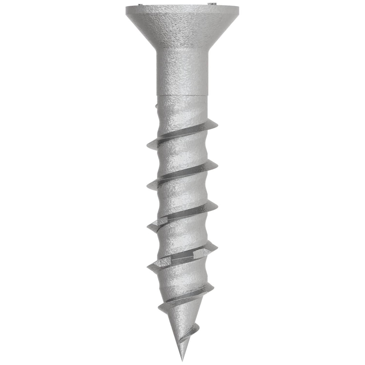 Simpson Strong-Tie TNTSS625114TTR Titen Turbo, 1/4-in. x 1-1/4-in. Type 316 Stainless-Steel Trim-Head Concrete and Masonry Screw, 50-Pack