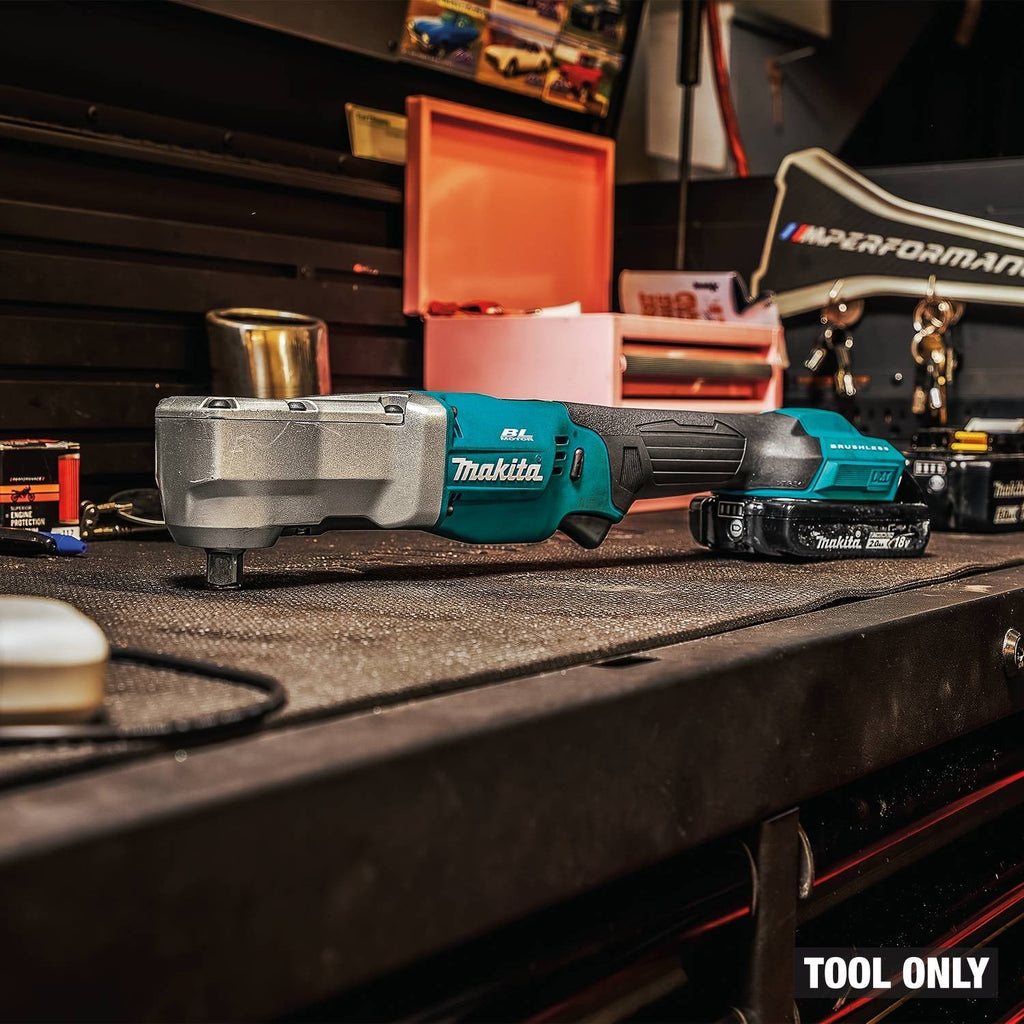 Makita XLT04Z 18V LXT Brushless High Torque 1/2-in. Angle Impact Wrench w/ Friction Ring, Tool Only