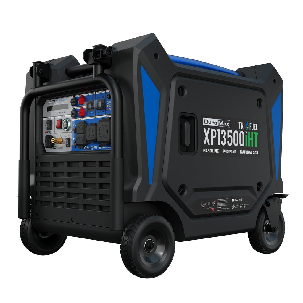 DuroMax XP13500iHT 13,500-Watt 550cc Tri-Fuel Portable Inverter Generator with CO Alert (XP13500iHT)