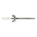 Simpson Strong-Tie Storm-Panel Screw — 1/4-in. x 3-7/16-in. Type 302, 25-Pack (SPS25344-KT)