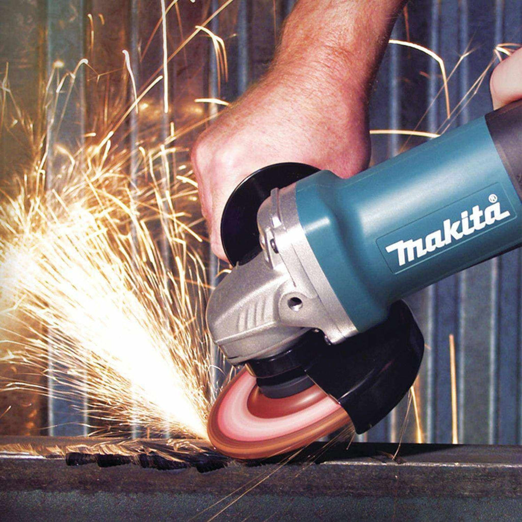Makita 9557PB Corded 4-1/2" Paddle Switch Angle Grinder, with AC/DC Switch