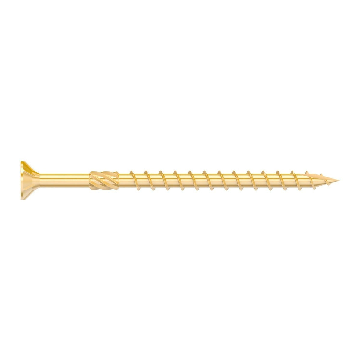 Simpson Strong-Tie SDCP22434 Strong-Drive SDCP TIMBER-CP Screw, 0.315-in. x 4-3/4-in. T40, Yellow Zinc, 250-Pack