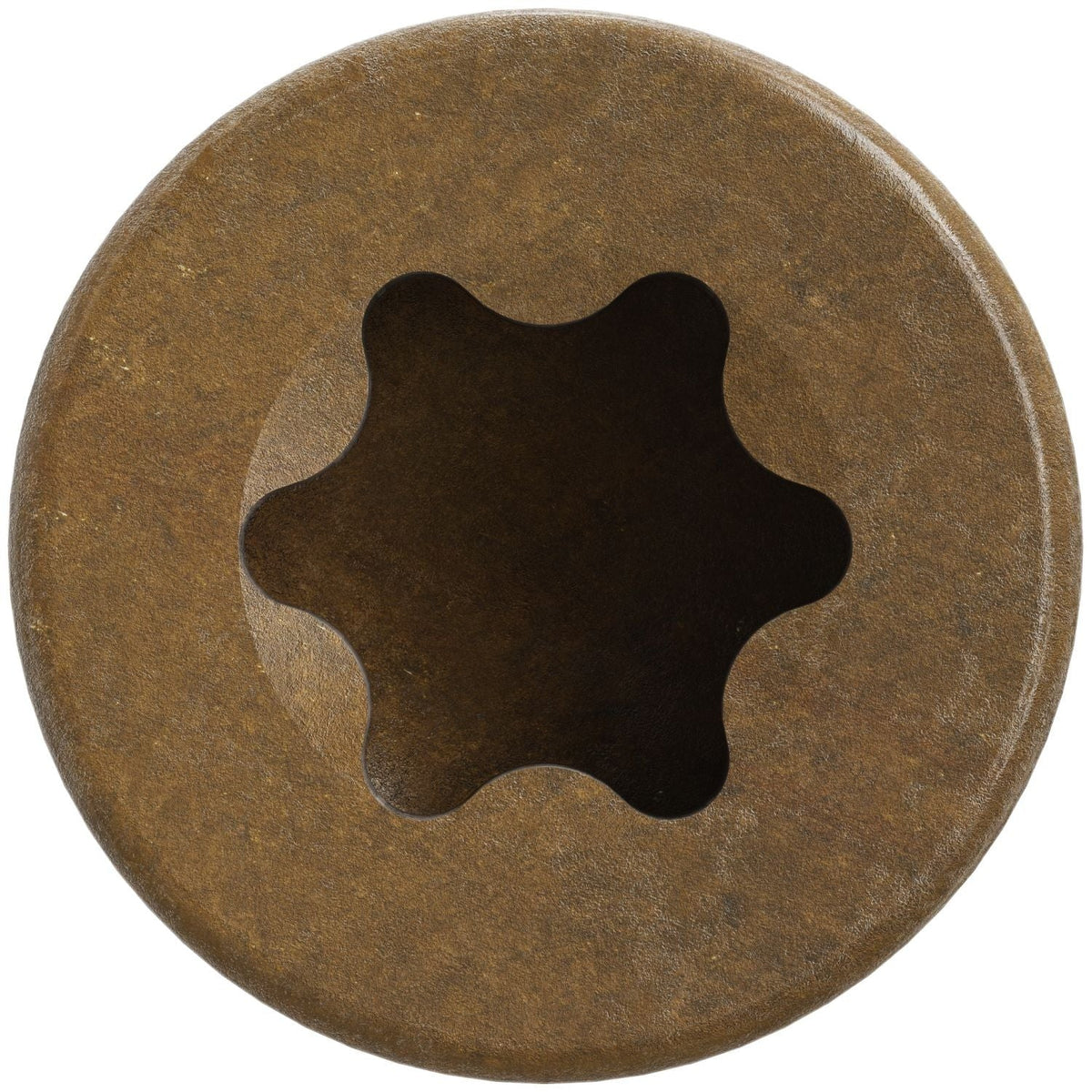 Simpson Strong-Tie FT09500MB Finish Trim Screw, #9 x 5-in. T15, Trim-Head, Quik Guard, Tan, 500-Pack