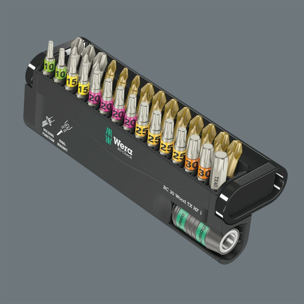Wera Bit-Check 30 Wood Torx Hf 1, 30-Pieces