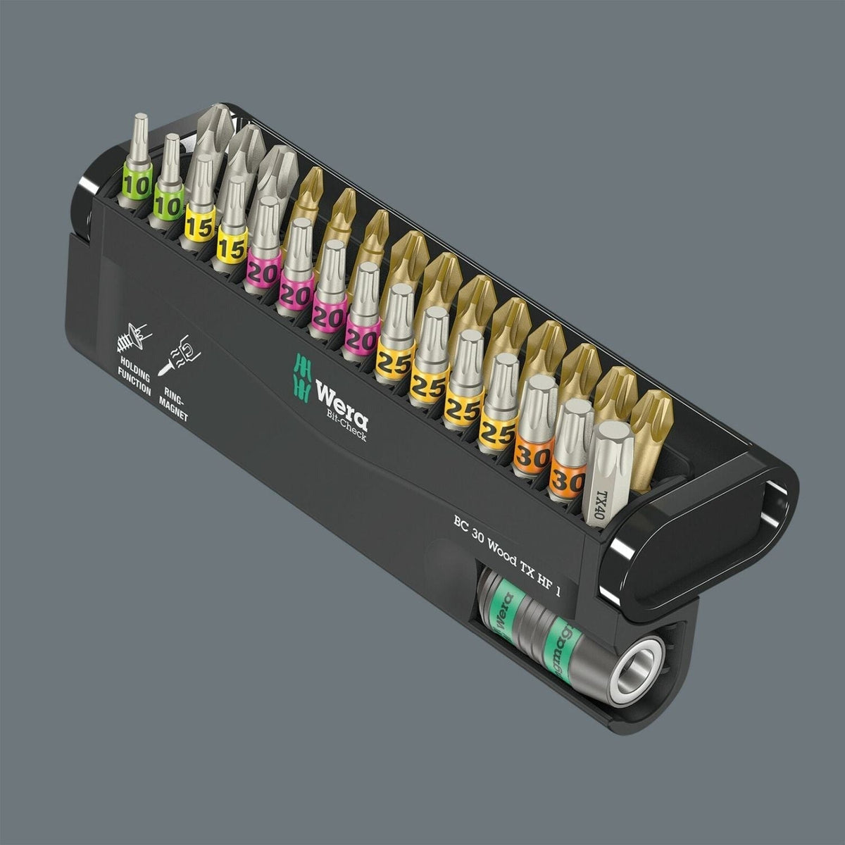 Wera Bit-Check 30 Wood Torx Hf 1, 30-Pieces