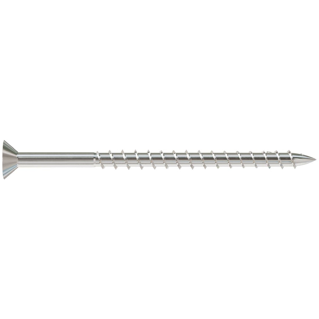 Simpson Strong-Tie T12350WPB Strong-Drive DWP WOOD SS Screw, #12 x 3-1/2-in. T-27, Flat Head, Type 316, 1000-Pack